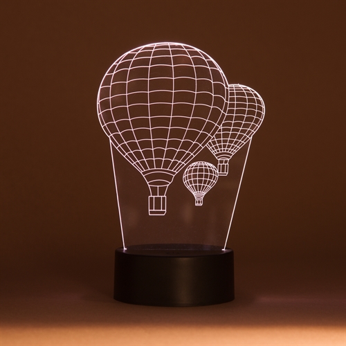 3D LED Night lamp Airballoons